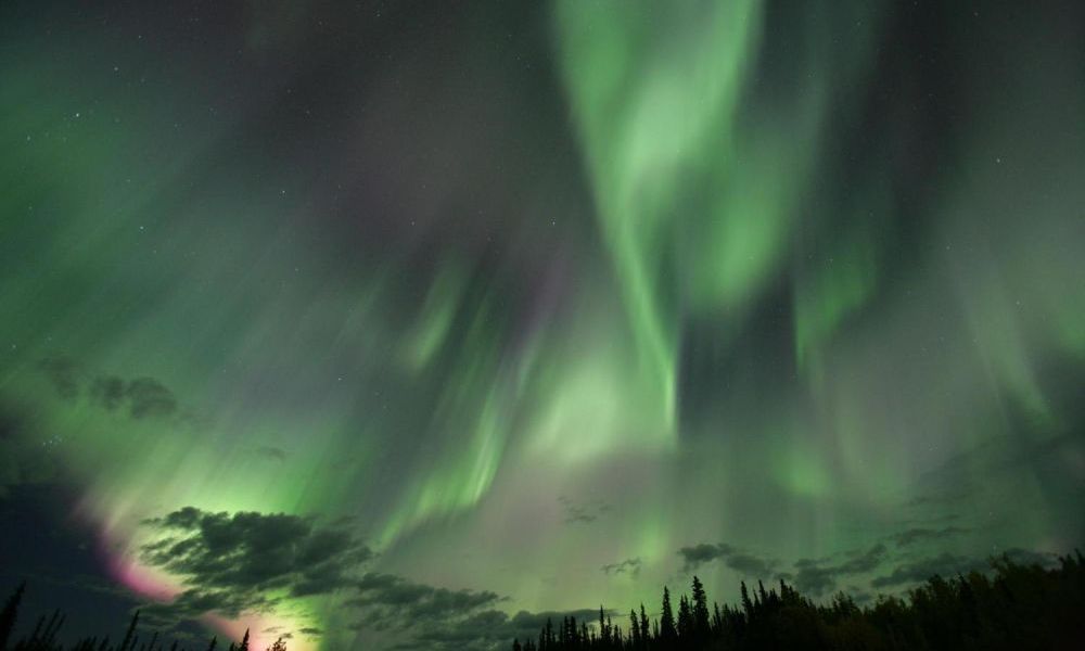 Image of Aurora, Sauna, and Hotsprings: Modern Cabin Stay in Whitehorse Getaway!